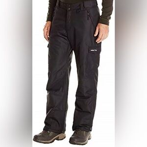 New Men's Black Cargo Snow Pants Artix Snowsports Size Medium 1960-00